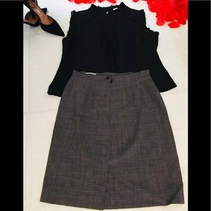 GIORGIO ARMANI elegant gray dress skirt used